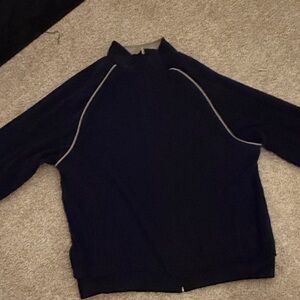 Navy blue weatherproof full zip